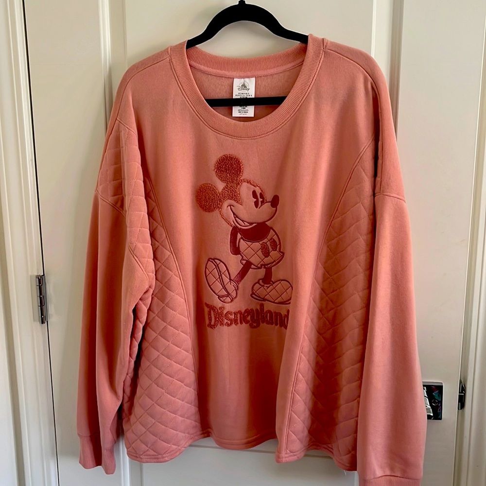 Disney powder pink 1X sweatshirt.